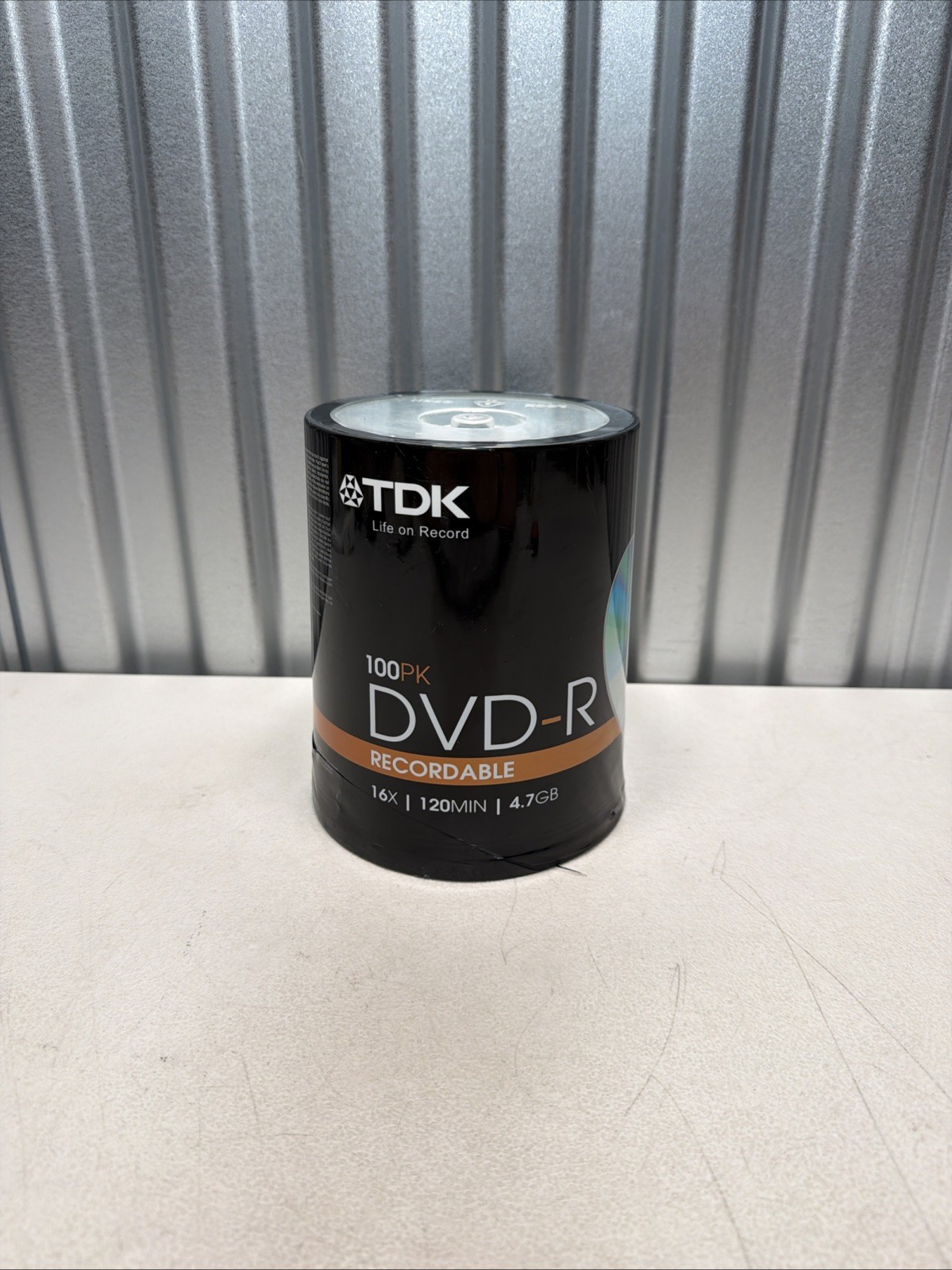 NEW TDK 100 Spindle Pack DVD-R Recordable 16X 120min Video 4.7GB Data Blank