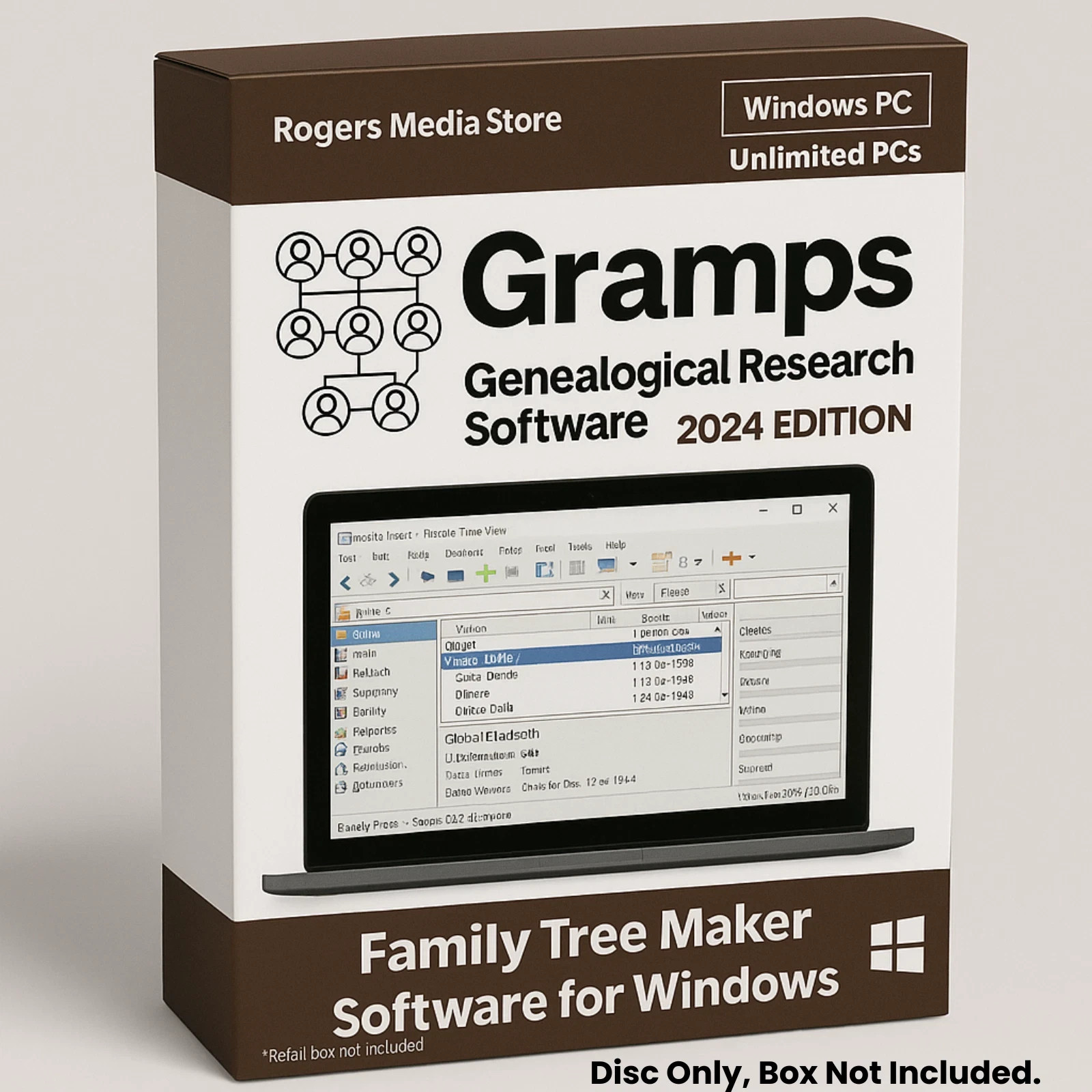 Gramps Family Tree Maker and Genealogy Software Family History Ancestry Research