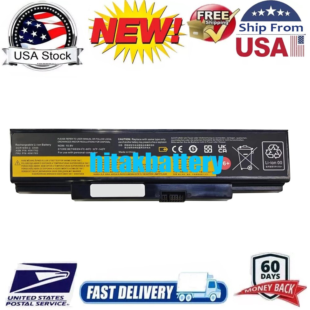 76+ Battery For Lenovo ThinkPad 45N1758 45N1759 45N1760 45N1761 45N1762 45N1763