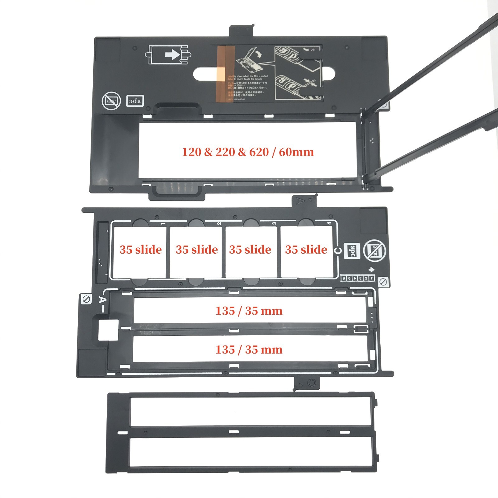35mm /135 & 120 Negative Holder Photo Film Slide Holder for Epson V500 V600 V550
