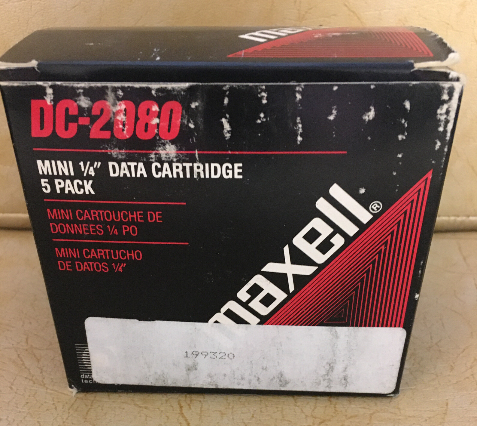 5 Pack Maxwell DC-2080 1/4 Mini Data Cartridge