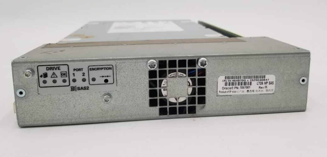 Oracle/HP 7058560 LTO-6 SAS Tape Drives [AQ288C#700]