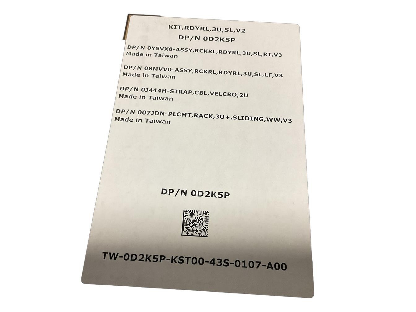 0D2K5P Dell PowerEdge T640/T630 Rackmount Sliding ReadyRails II Type C4