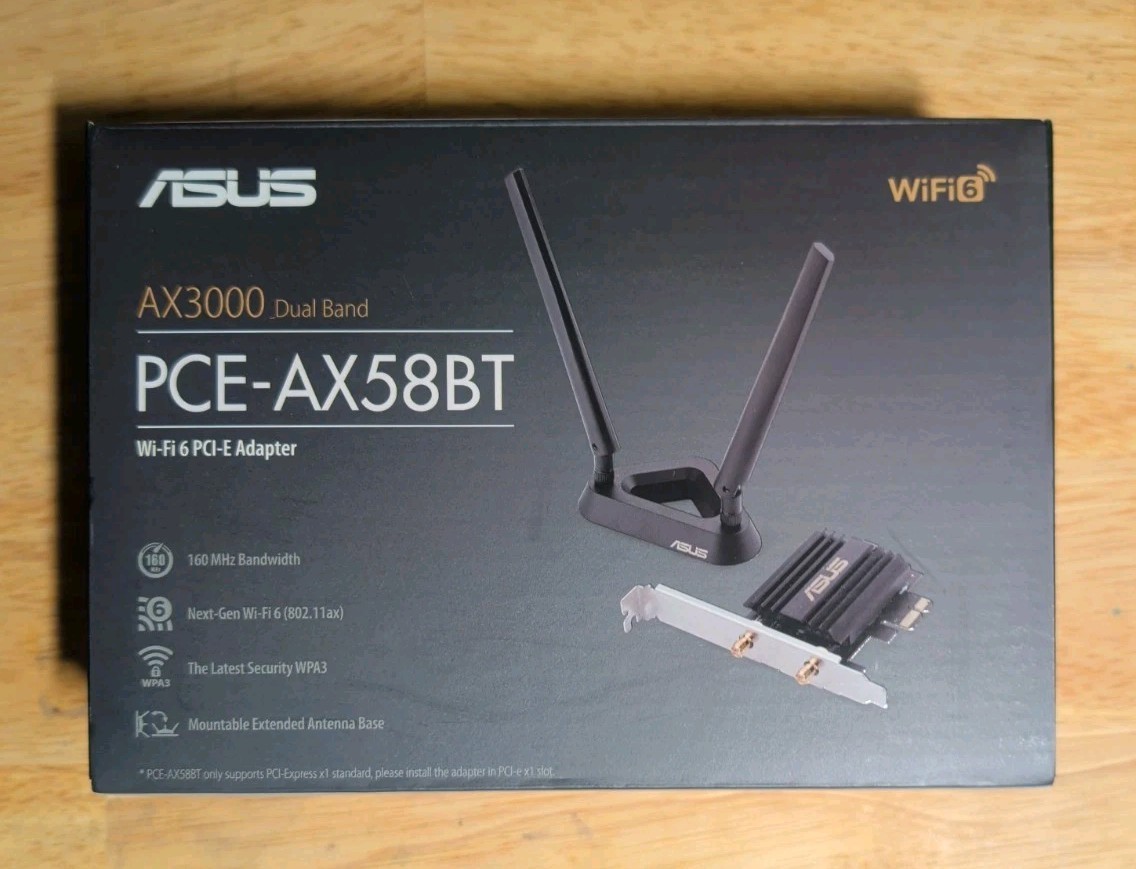 ASUS AX3000 PCE-AX58BT Wi-Fi Adapter