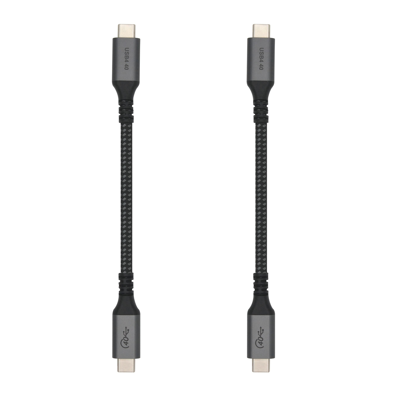 Vebner 6-Inch Extra Short USB4 Cable - 40Gbps Supports 100W (20V, 5A) Chargin...