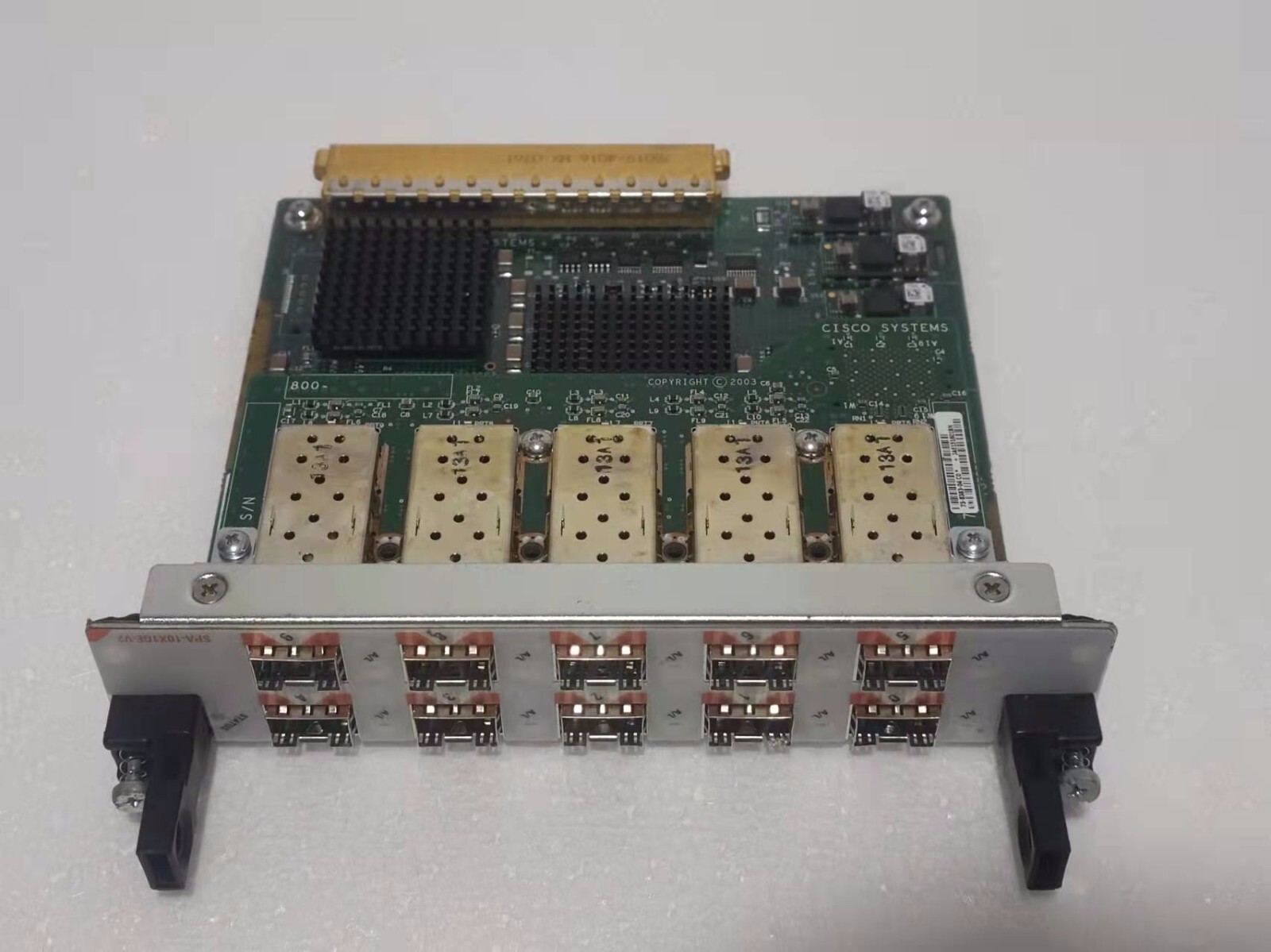 Cisco SPA-10X1GE-V2 Optical interface module Used for ASR1001 ASR1002 Router