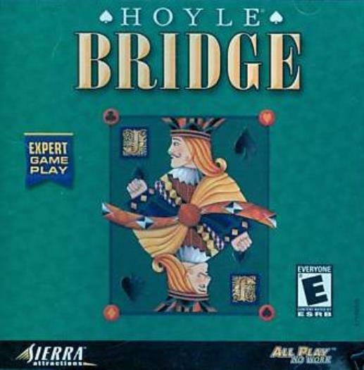Hoyle Bridge 2000 PC CD comical animated characters family bidding card bid game
