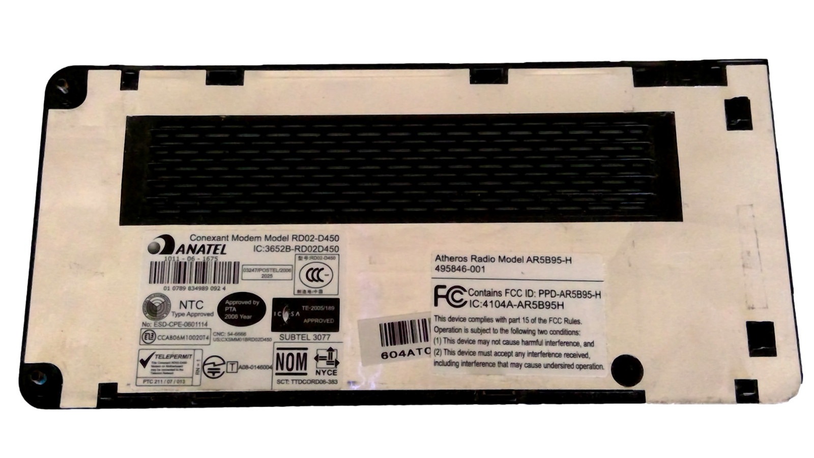 RD02-D450 HP Conexant Modem Door Cover Panel