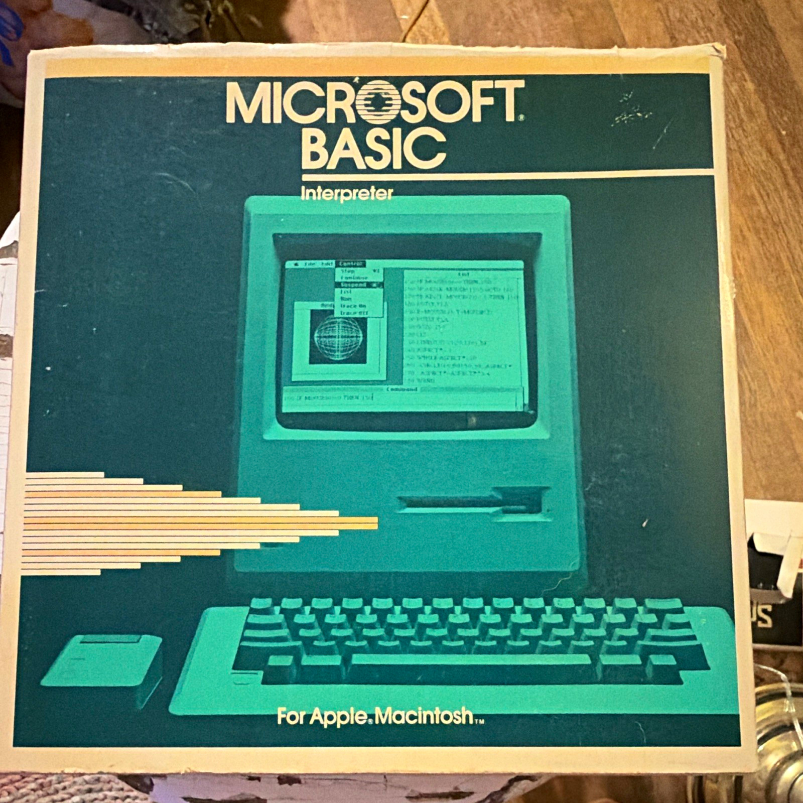 Microsoft BASIC Interpreter Apple Macintosh 3.5" Floppy Disk w/ Manual UNTESTED