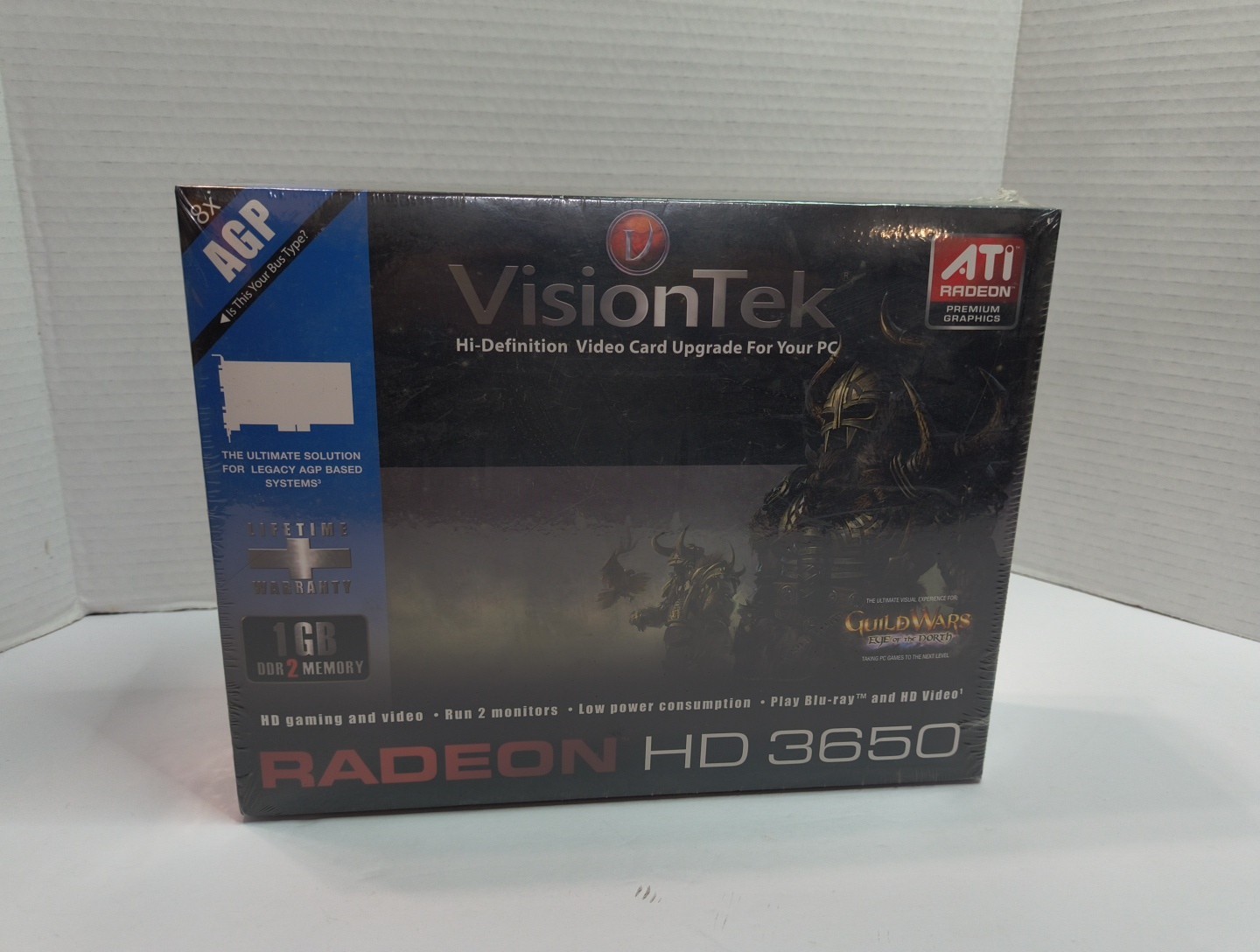 Visiontek Radeon HD 3650 1GB 128bit DDR2 AGP 8x Windows XP Retro Gaming Graphics
