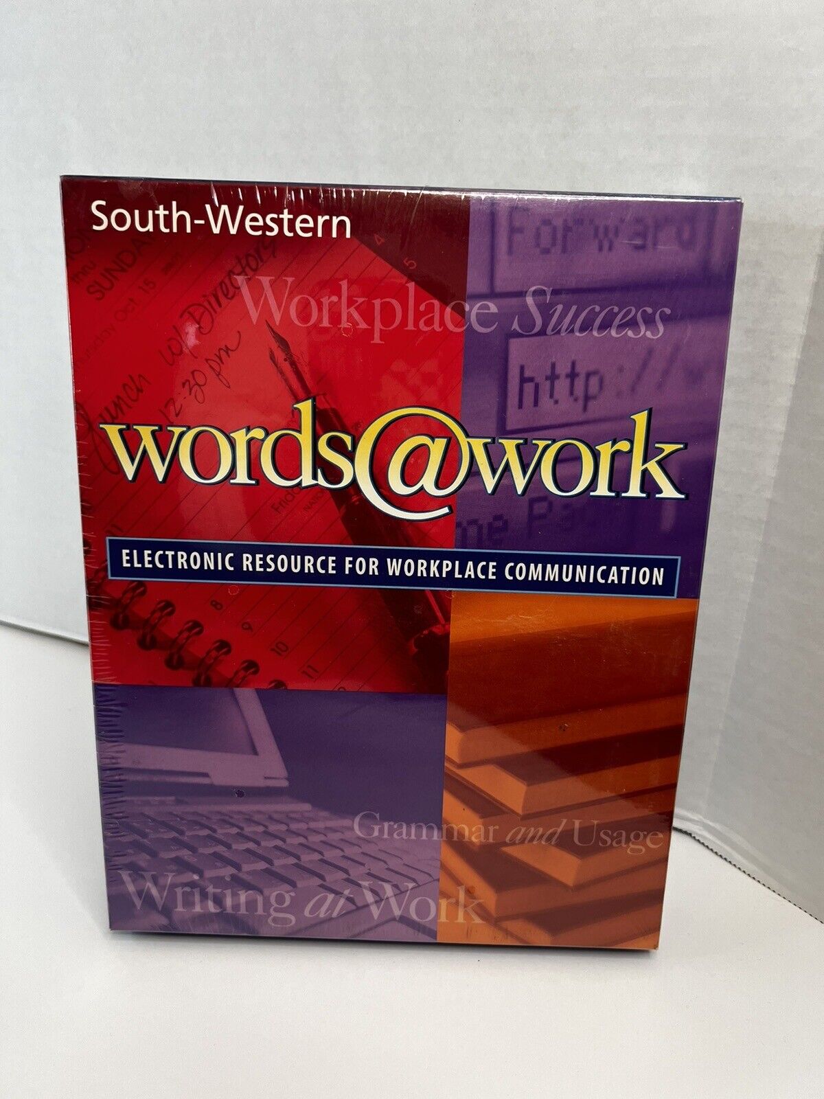 Vintage Computer Software Factory Sealed South-Western Words @ Work CD-ROM