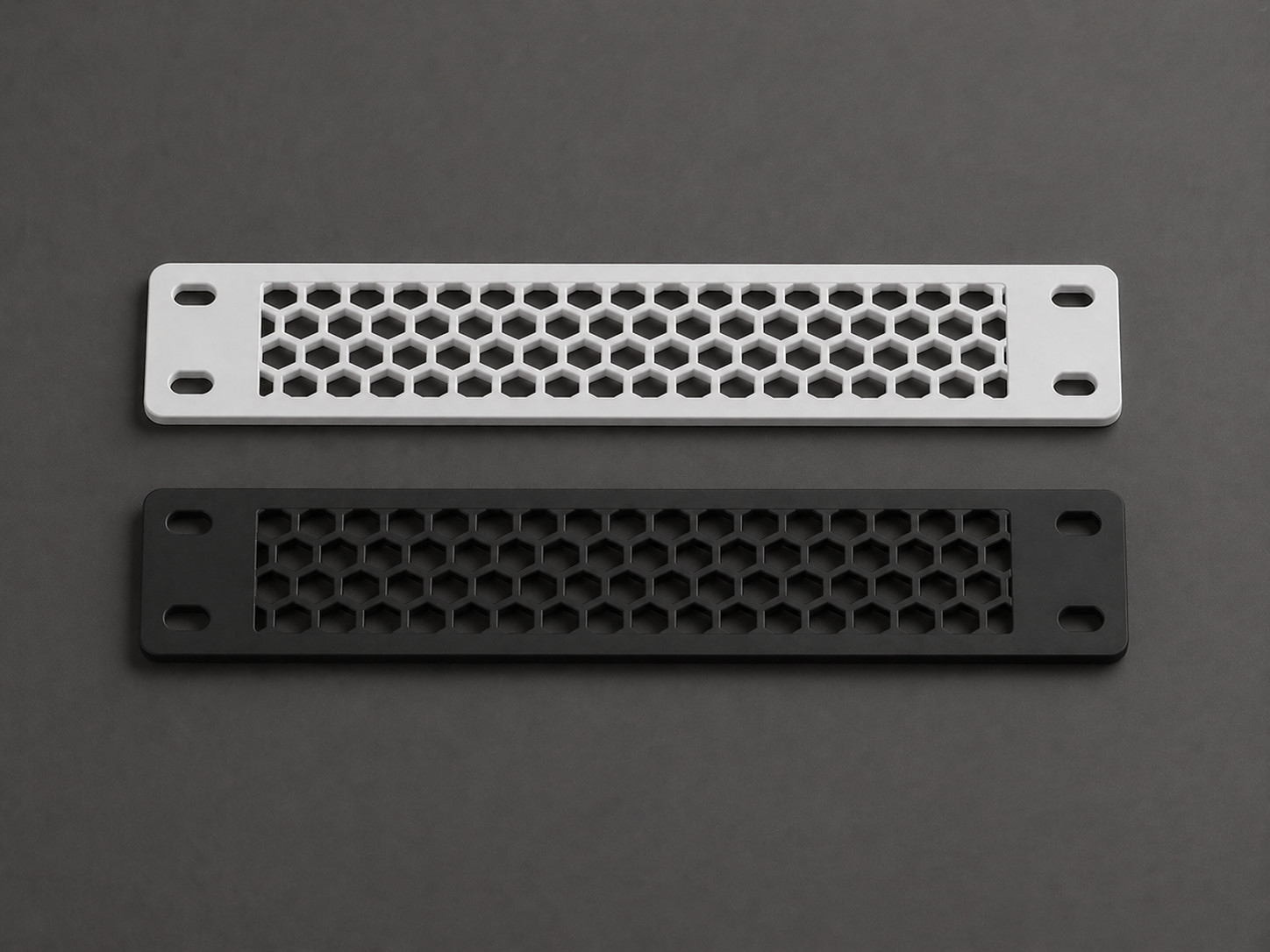 10" Rack Blank Panel 1U 2U Vented Rack Mount Filler Network Homelab - 3D Printed
