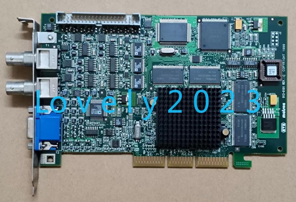 1pc used Matrox 912-0101 REV C ORI-AGP/RGB Acquisition Card