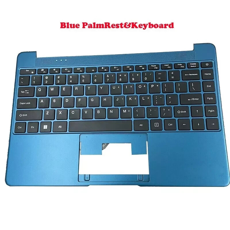 For Gateway GWTN141-6BL GWTN141-10BL GWTN141-4BL Palmrest Keyboard 14" Blue Top