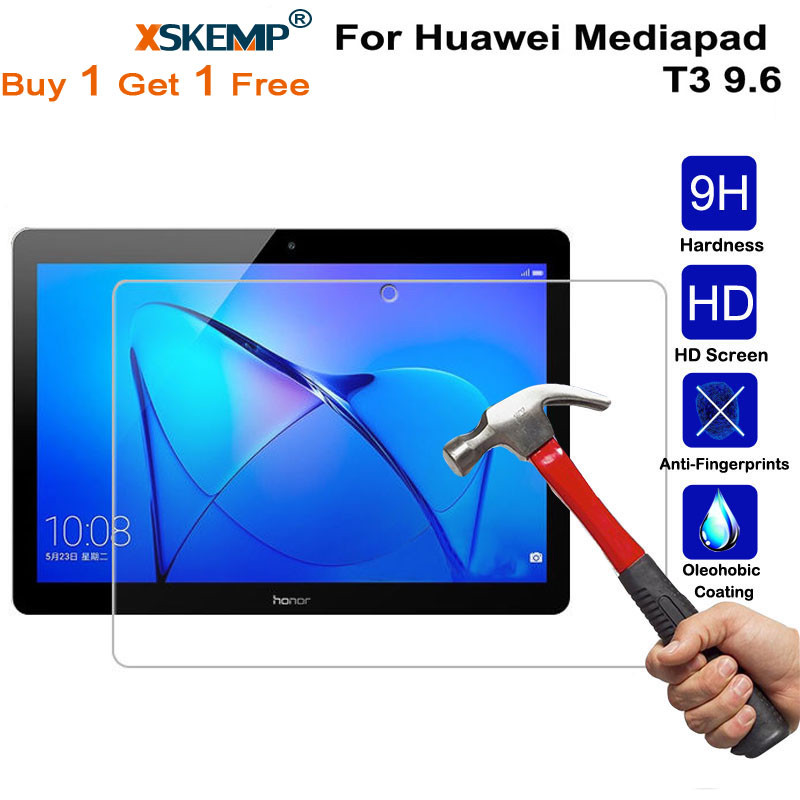2x Tempered Glass Screen Protector Protective Film Cover For Huawei M5 Pro T2 T3