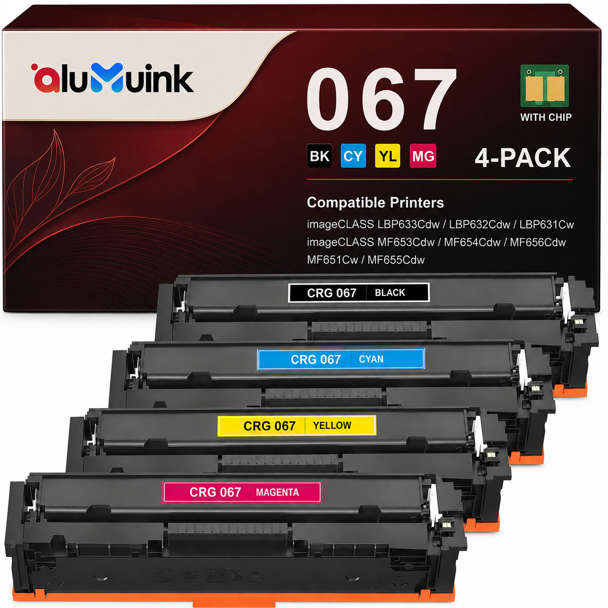 067 Toner Cartridge Compatible for Color ImageClass MF652Cw LBP633Cdw MF651Cw
