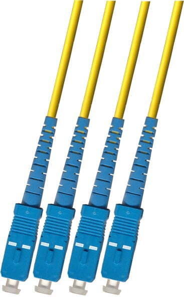 Direct Burial Outdoor SC 4 Strand Fiber Optic Cable Singlemode 9/125 200M