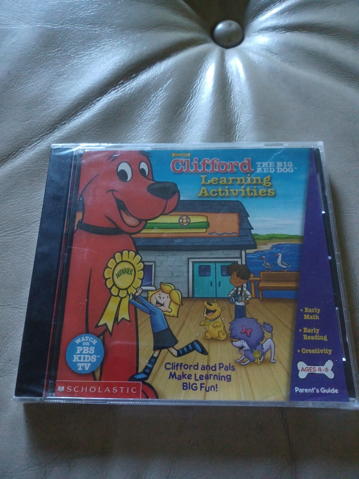 Clifford The Big Red Dog•Learning Activities ☆SEALED☆ 8x CDROM•SCHOLASTIC 01
