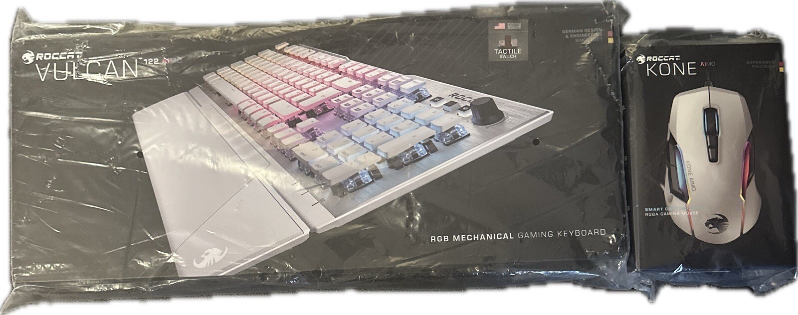 NEW ROOCCAT Keyboard Vulcan 122 Aimo & Mouse Kone Aimo Cambo