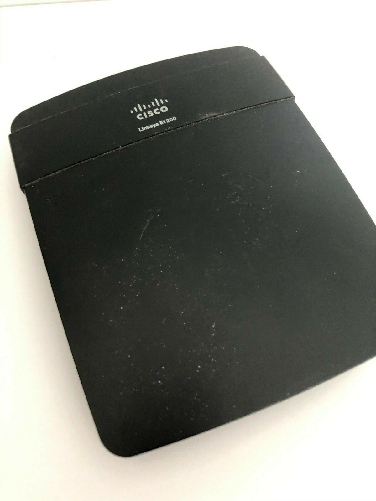 CISCO LINKSYS E1200 WiFi Router Black EUC Box w/o Cord