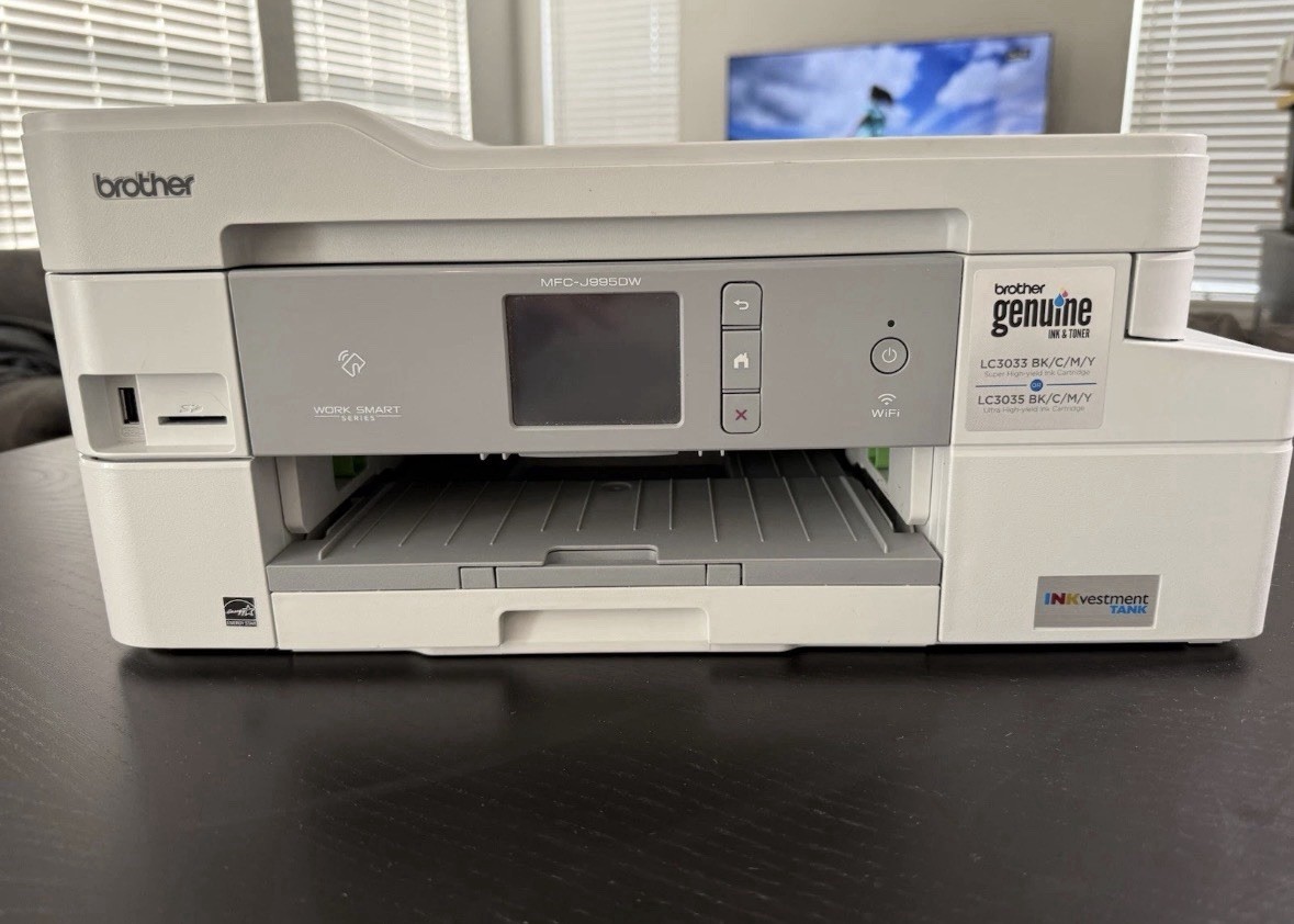 Brother MFC-J995DW Inkjet All-in-One Printer, WiFi, Network, USB, Include INK