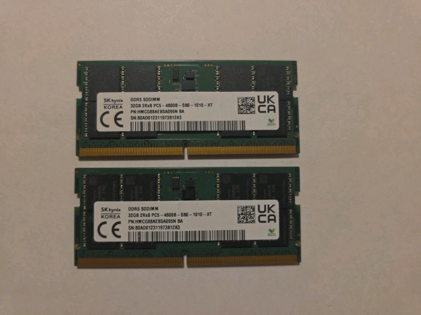 SK Hynix DDR5 32GB 2Rx8 PC5-4800B Laptop RAM