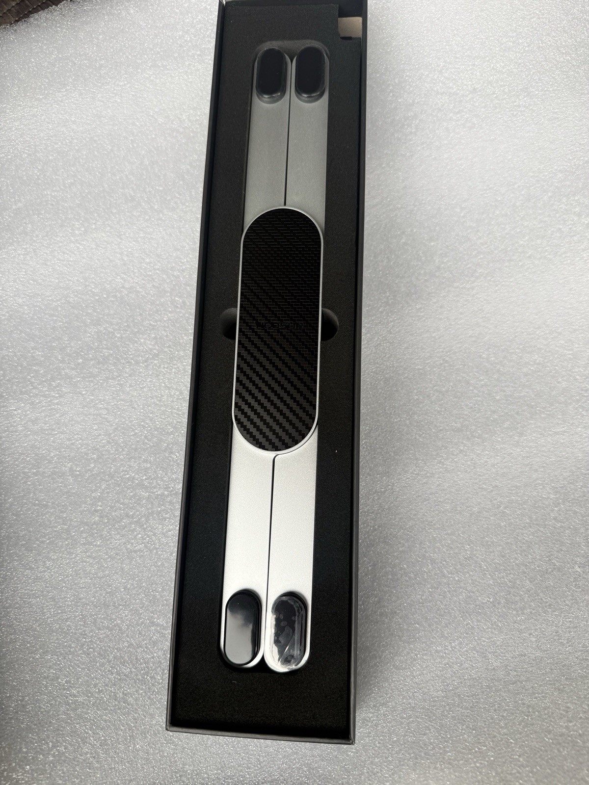 YICOSUN X1 Foldable Anti‑Slip Laptop Stand/Riser – Aluminum Alloy – Silver