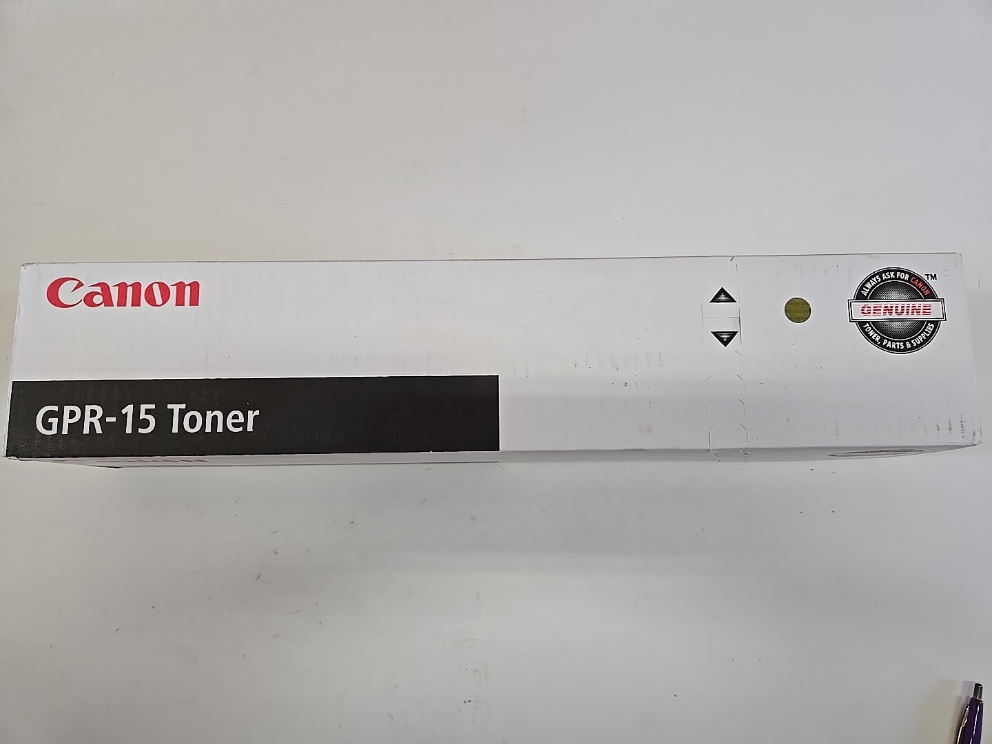 (LOTO OF 2) Genuine Canon GPR-15 GPR15 Black Toner Cartridge (BRAND NEW)