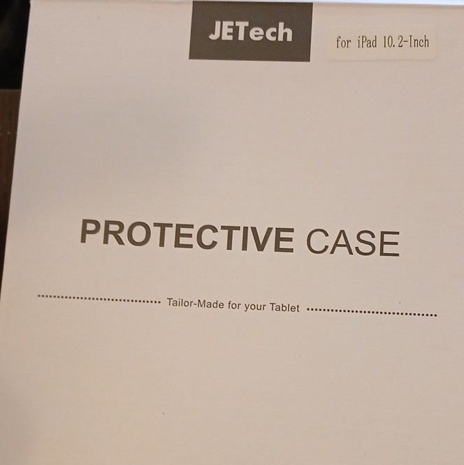 JETech Black Protective Case Cover for Apple iPad 10.2-Inch Tablet