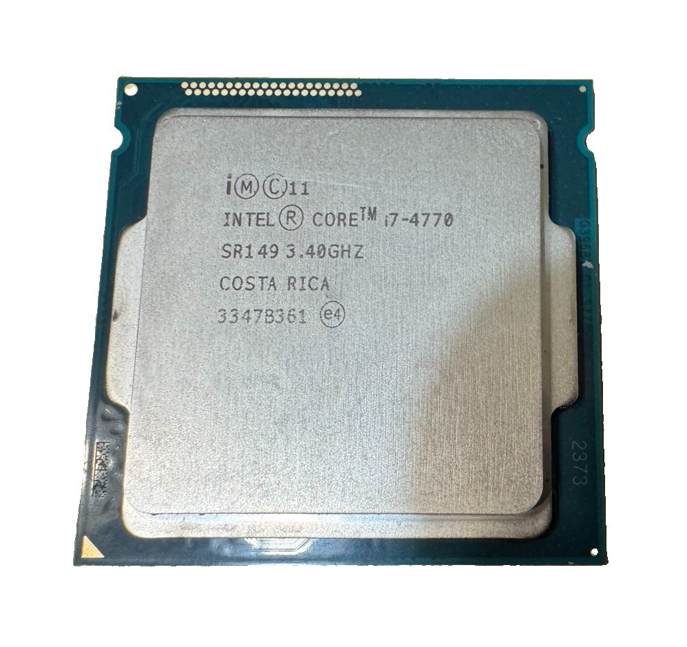 Intel Core I7-4770 3.40GHz SR149 CPU Processor
