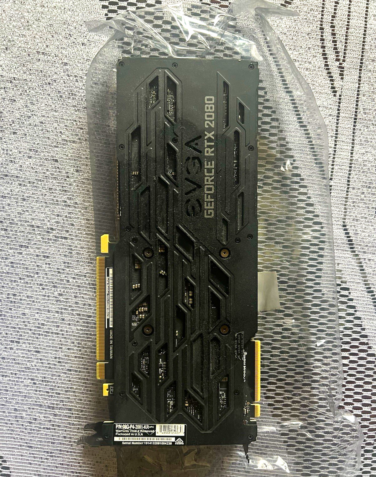 EVGA NVIDIA GeForce RTX 2080 PCIe x16 DP/HDMI/USB-C Multi-Monitor Fan