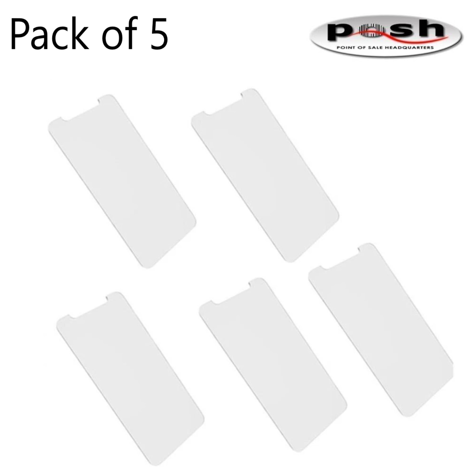 NEW Zebra MISC-MC33-SCRN-01 Tempered Glass Screen Protector 5-Pack MC3300