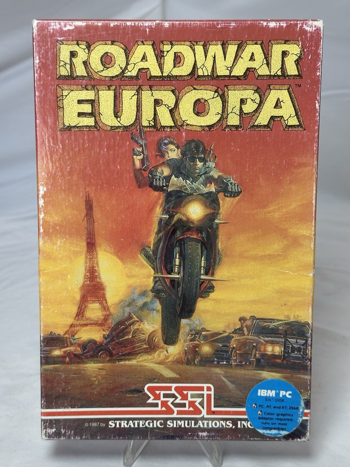 VTG (1987) Roadwar Europa SSI Collection 5 1/4” Floppy Disk Complete *RARE*