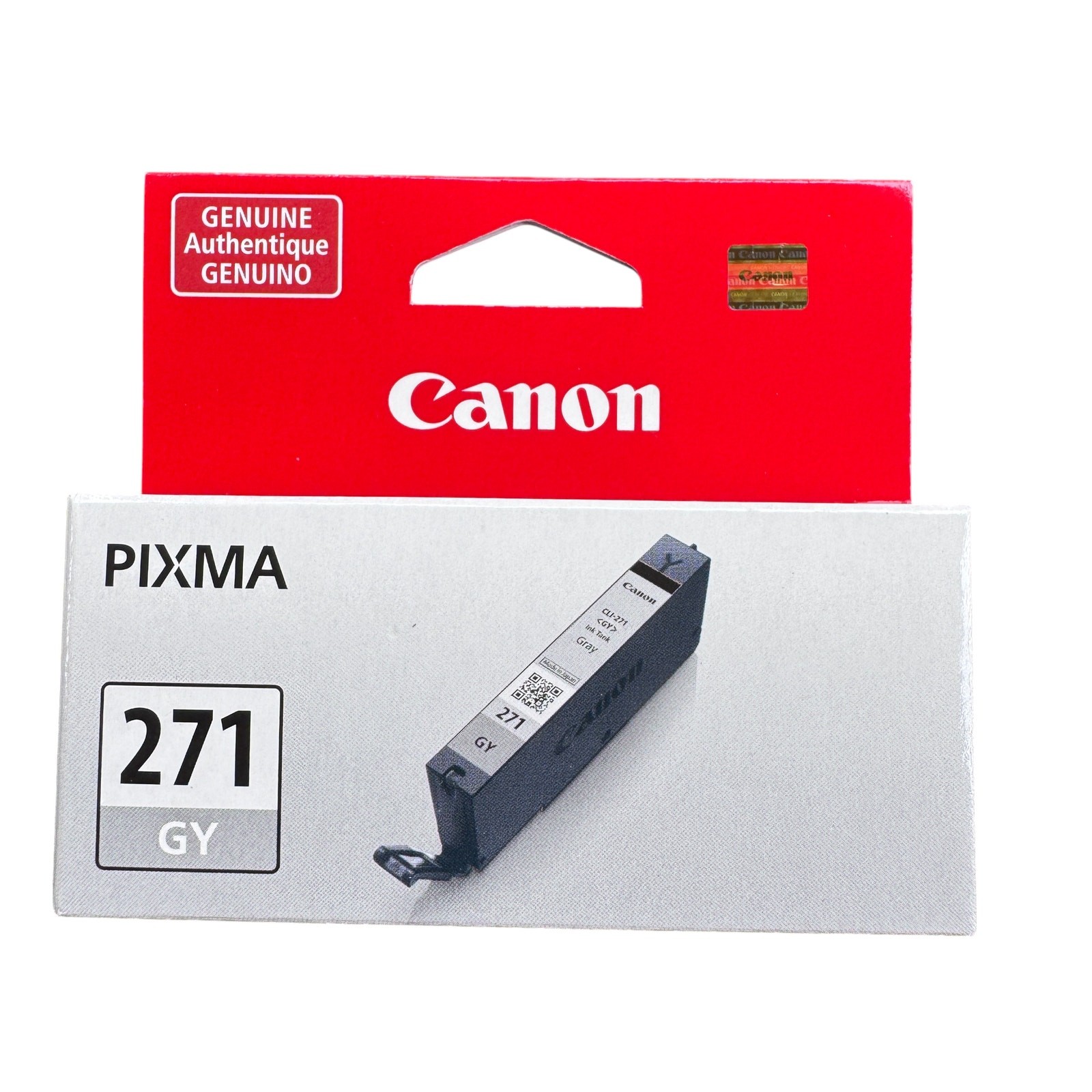 Genuine Canon CLI-271 GY Gray Standard-Yield Ink Cartridge For Pixma 6.5ml - New