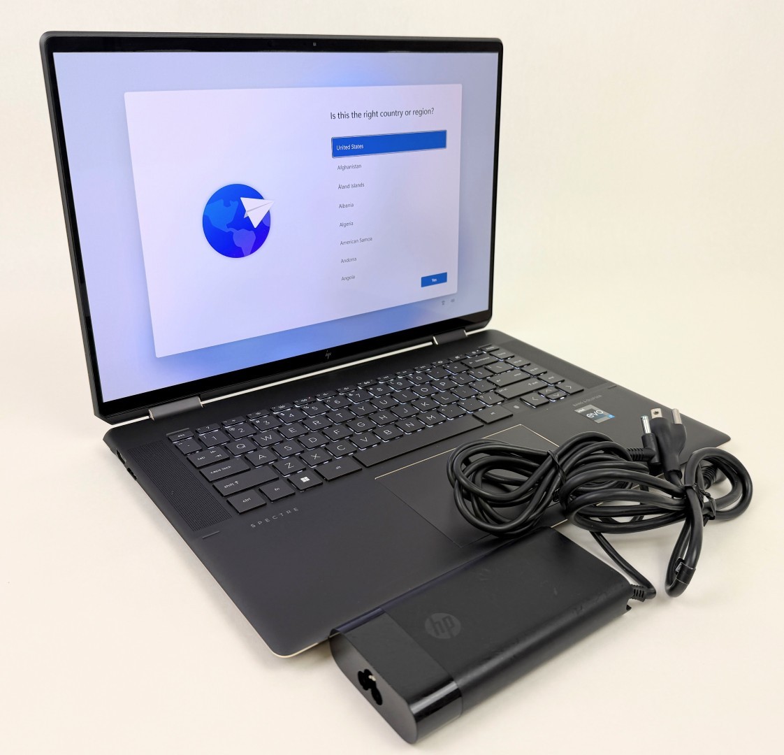 HP Spectre x360 16-f2023dx 16" 4K Touch i7-1360P 16GB 1TB Arc A370M W11H - Read