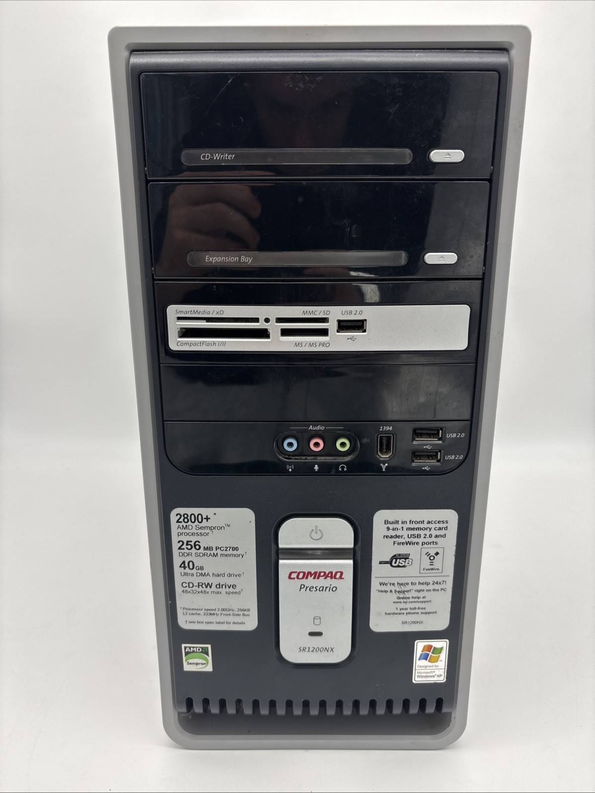 Compaq Presario SR1200NX Retro Gaming Sempron 2.00GHz 960MB RAM (Windows XP)