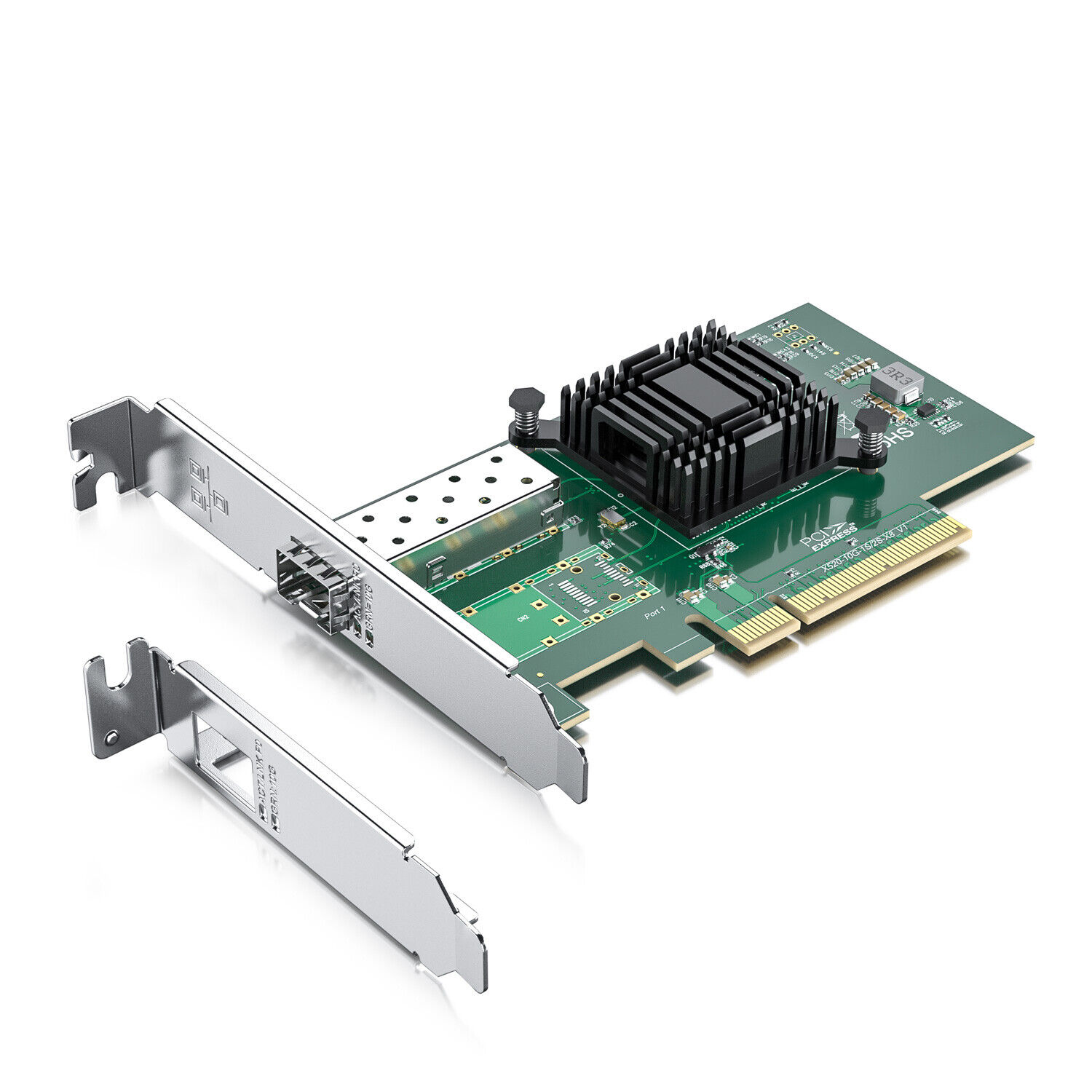 For Intel X520-DA2 Dual Port PCIe x8 10Gb NIC Adapter w/ 1M/2M/3M DAC SFP+ Cable