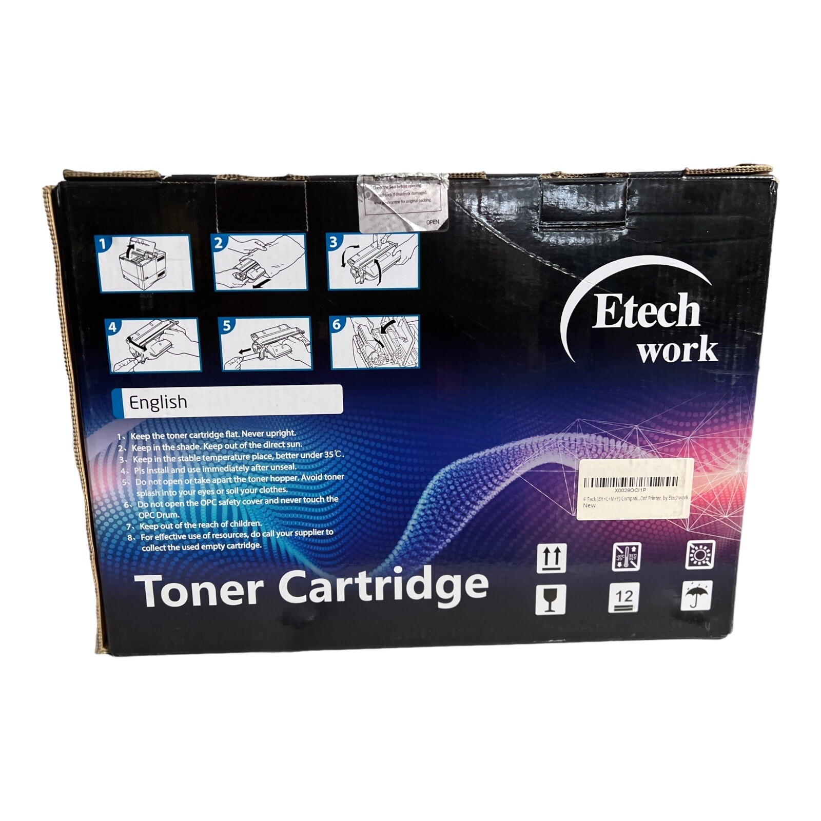 3 Pack Monochrome Laser Printer Toner Cartridges CE285A/CB435A/CB436A  Exp 3/20