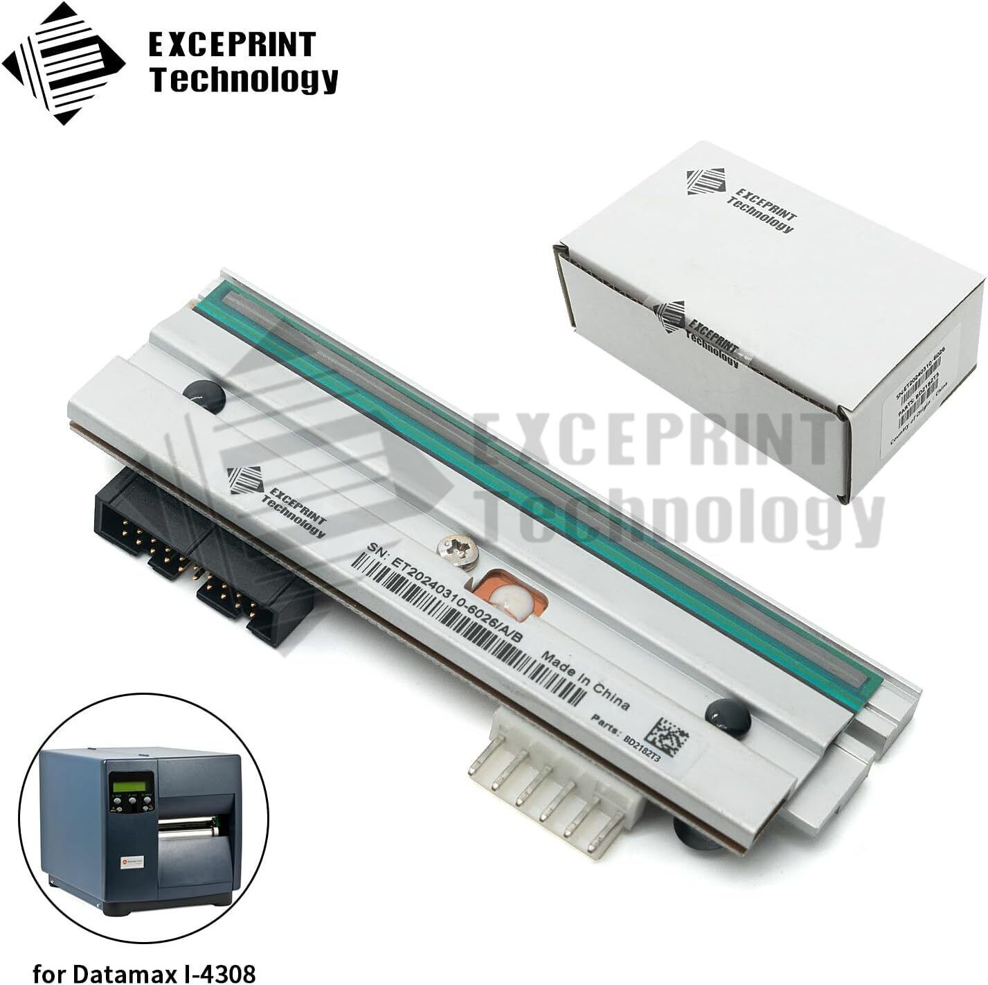 ✅ Printhead for Datamax I-4308 A-4310 Thermal Printer 300dpi PHD20-2182-01 New ✅