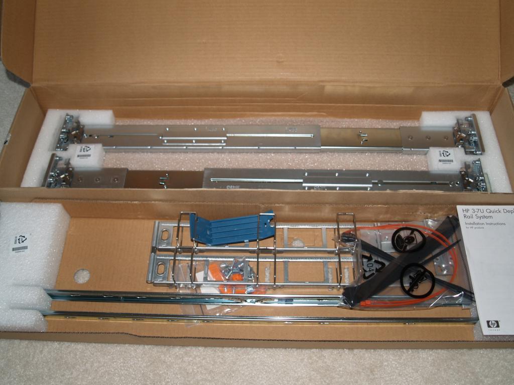 HP 377839-001 NEW (COMPLETE) Rack Mount Rail Kit for Proliant ML570 G3 ML570 G4