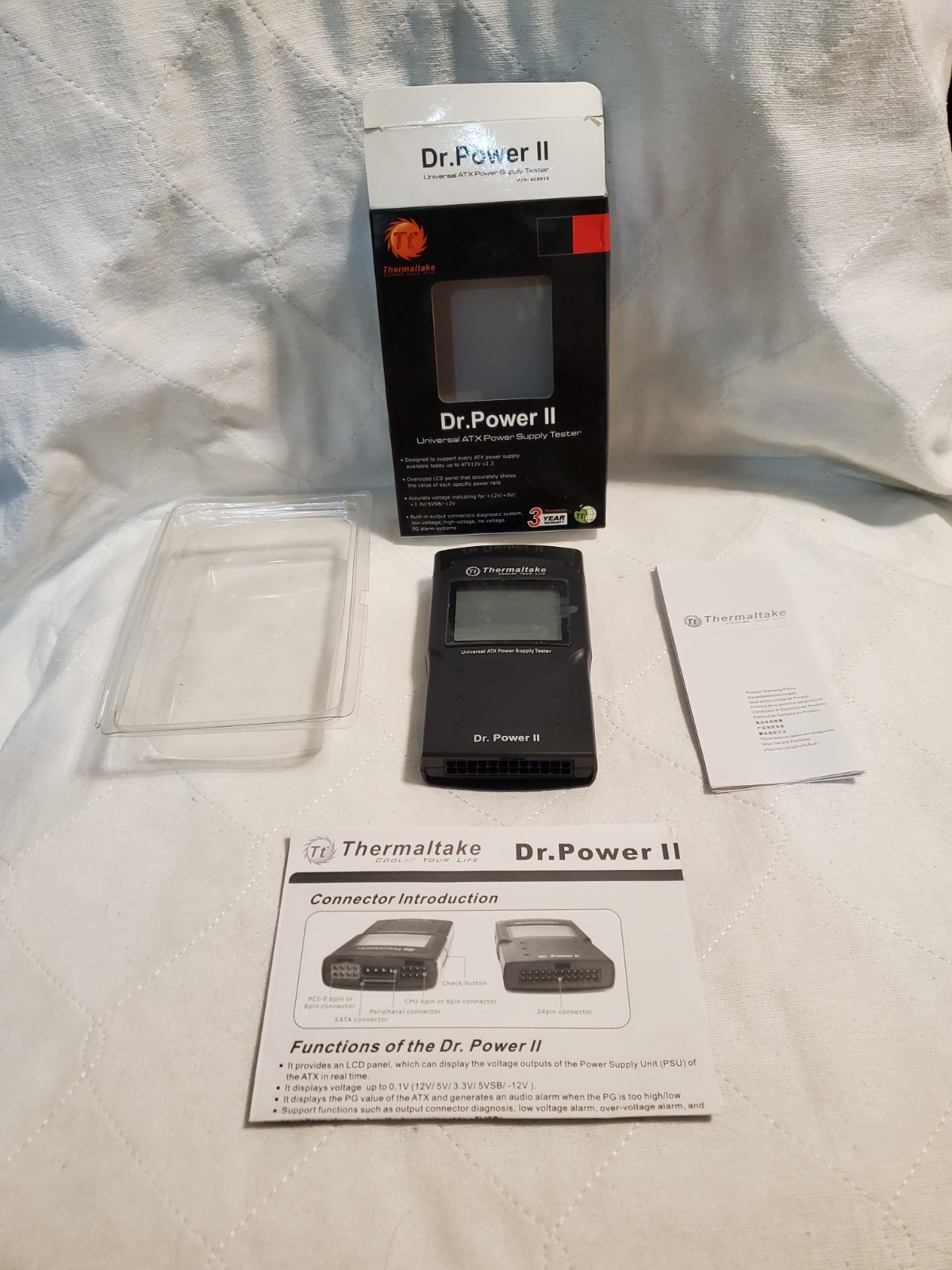 Thermaltake Dr. Power II Universal ATX Power Supply PSU Tester Model AC0015