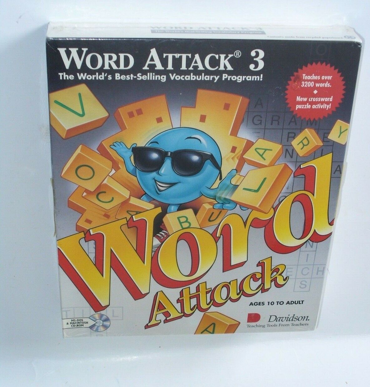 Word Attack 3 PC Game  (Collectors Piece) VINTAGE NEW OLD STOCK