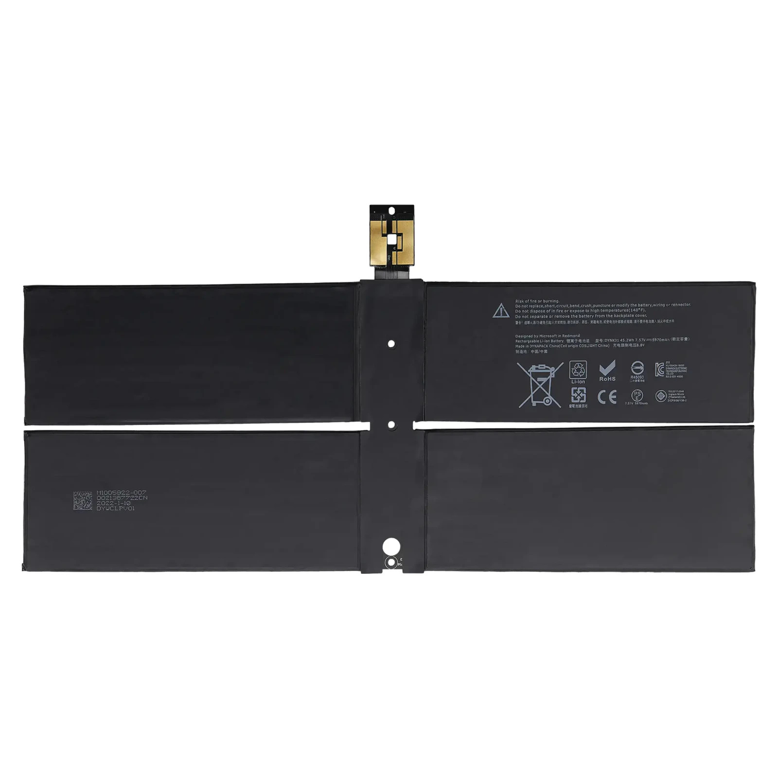 Battery For Microsoft Surface Laptop 1 13.5"/Book 1 (1769) (G3HTA036H DYNK01)