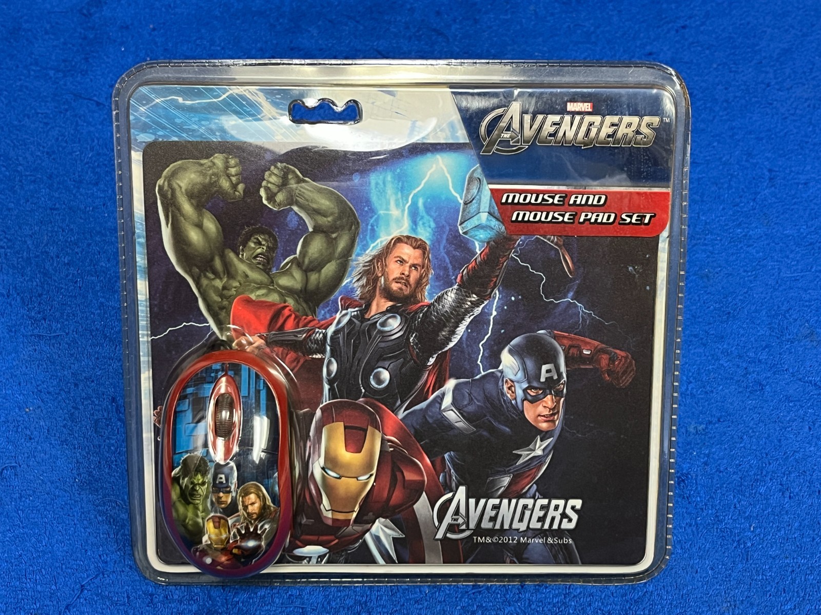 Marvel Avengers ( Computer Mouse and Mouse Pad Set ) , 2012 by SAKAR , #82043