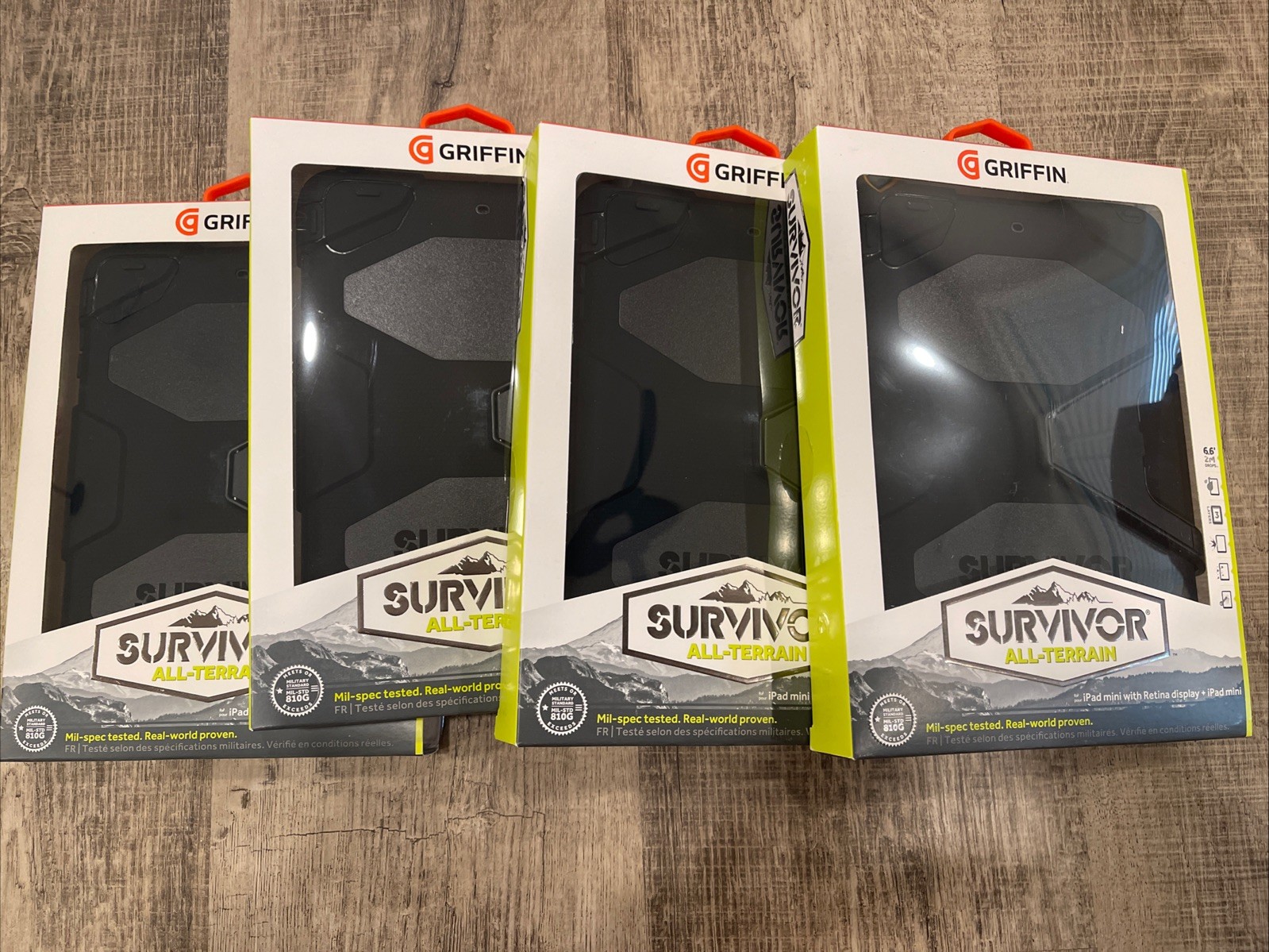 Griffin Survivor All-Terrain Cover Case for iPad Mini with Retina Display 4 Pack