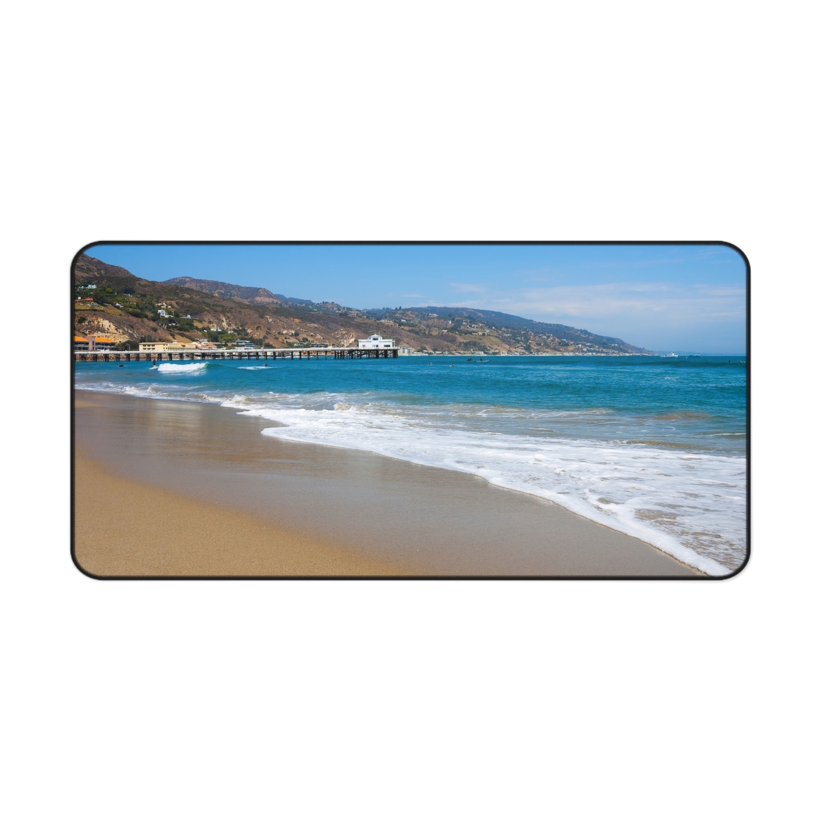 California Beach Desk Pad Protector, Desk Mat, Laptop Desk Pad,Computer Desk Mat