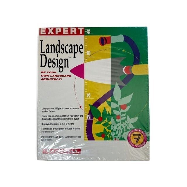  Sealed Expert Landscape Design Architect Software Apple Macintosh 7 Mac 1992
