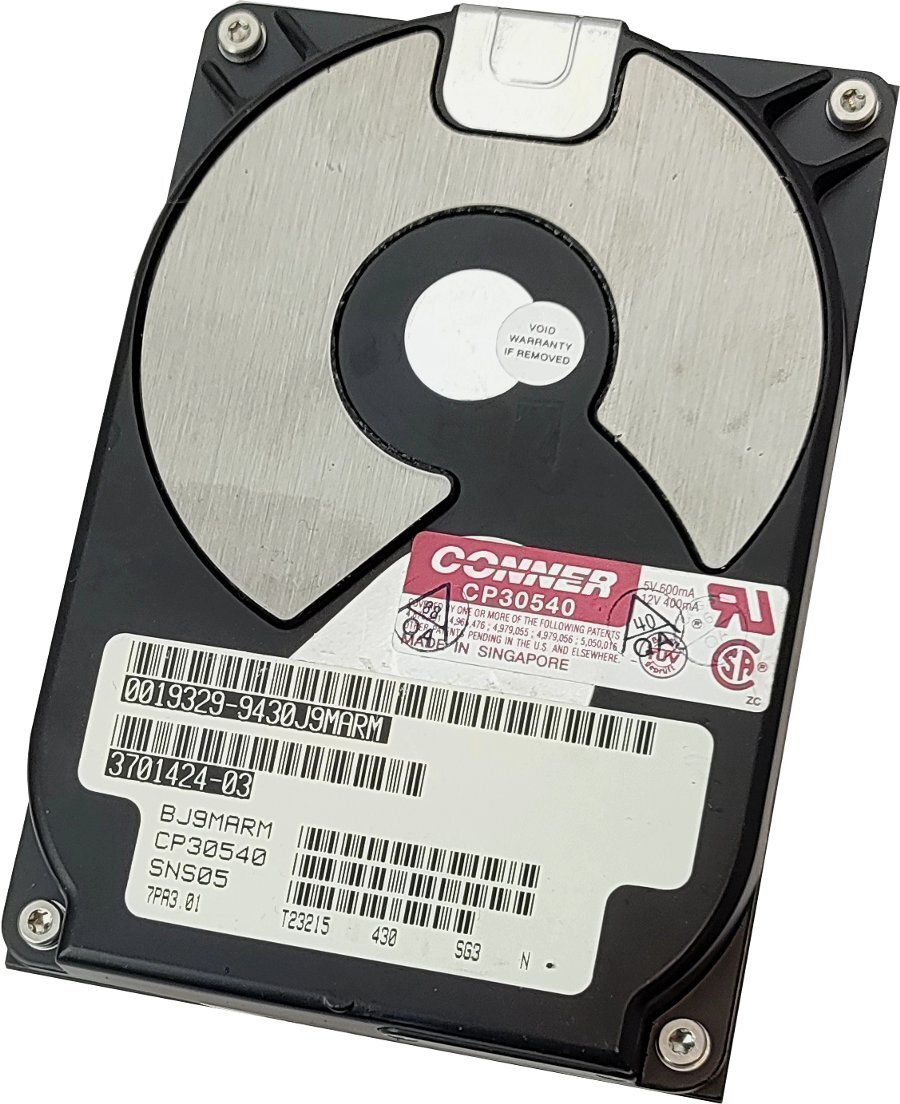 CONNER CP30540 3701424-03 540 MB New