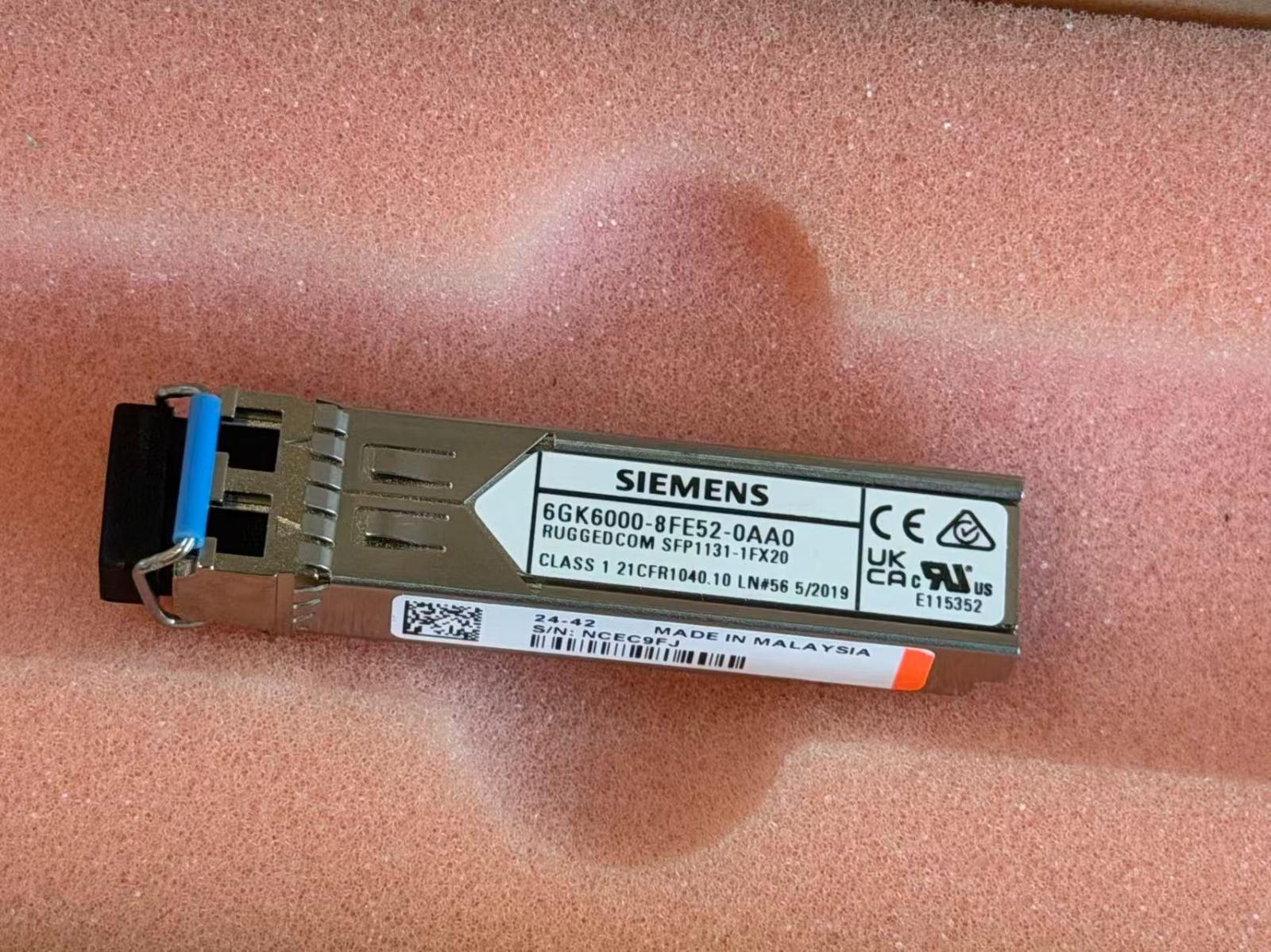 SIEMENS 6GK6000-8FG52-0AA0 RUGGEDCOM  SFP1131-1FX20