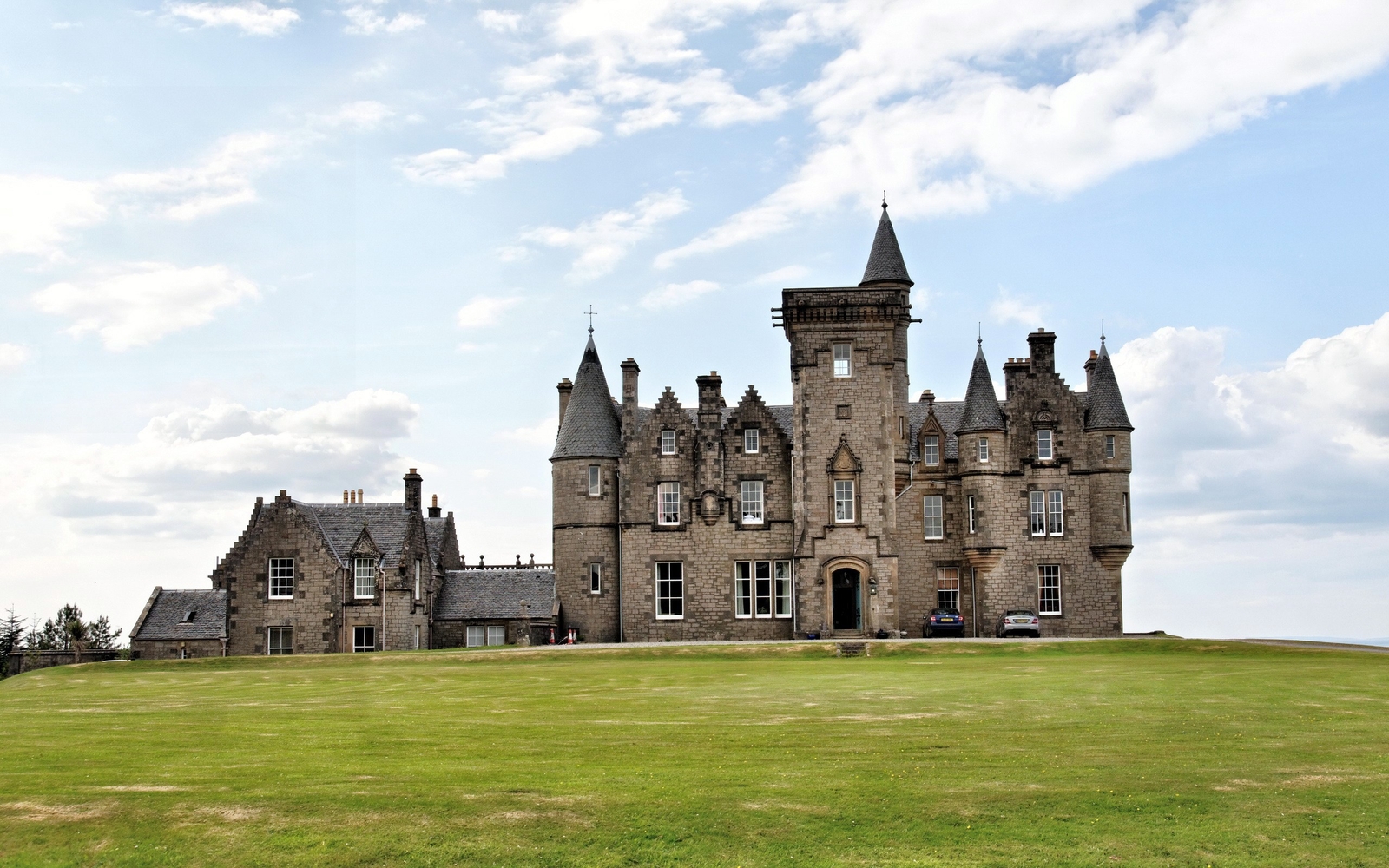 Landscape building england castle scotland architecture Custom Gaming Mat Desk
